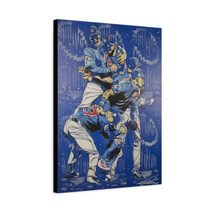 2016 Chicago Cubs World Series Canvas Print by Matt Szczurㅤ